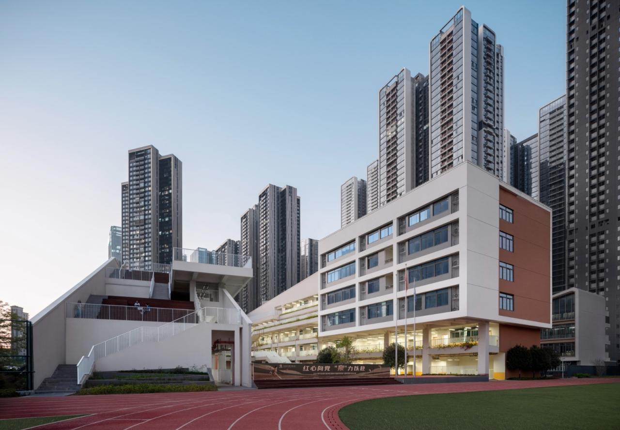 BIM建筑|深圳市龙华区清泉外国语学校初中部 / 一境建筑设计