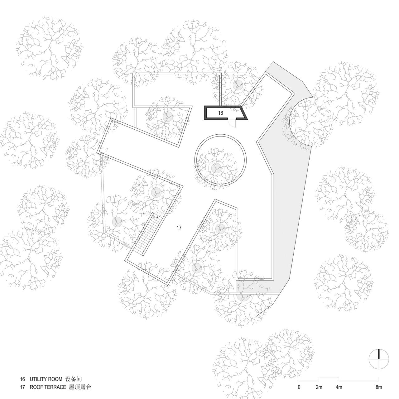 BIM建筑|龙眼树下的院子 / 在场建筑
