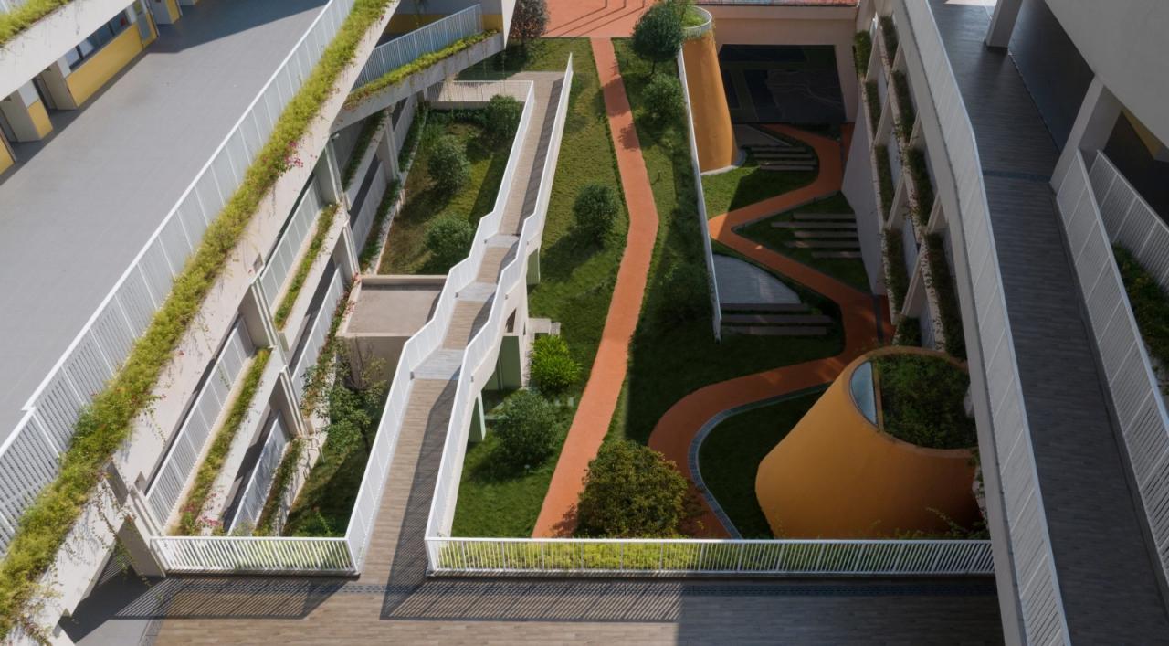 BIM建筑|深圳市龙华区清泉外国语学校初中部 / 一境建筑设计