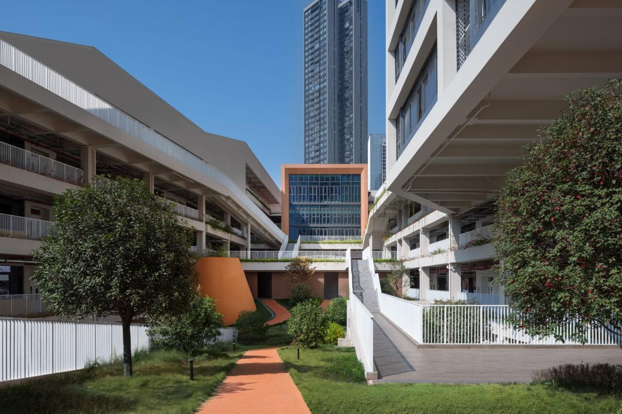 BIM建筑|深圳市龙华区清泉外国语学校初中部 / 一境建筑设计