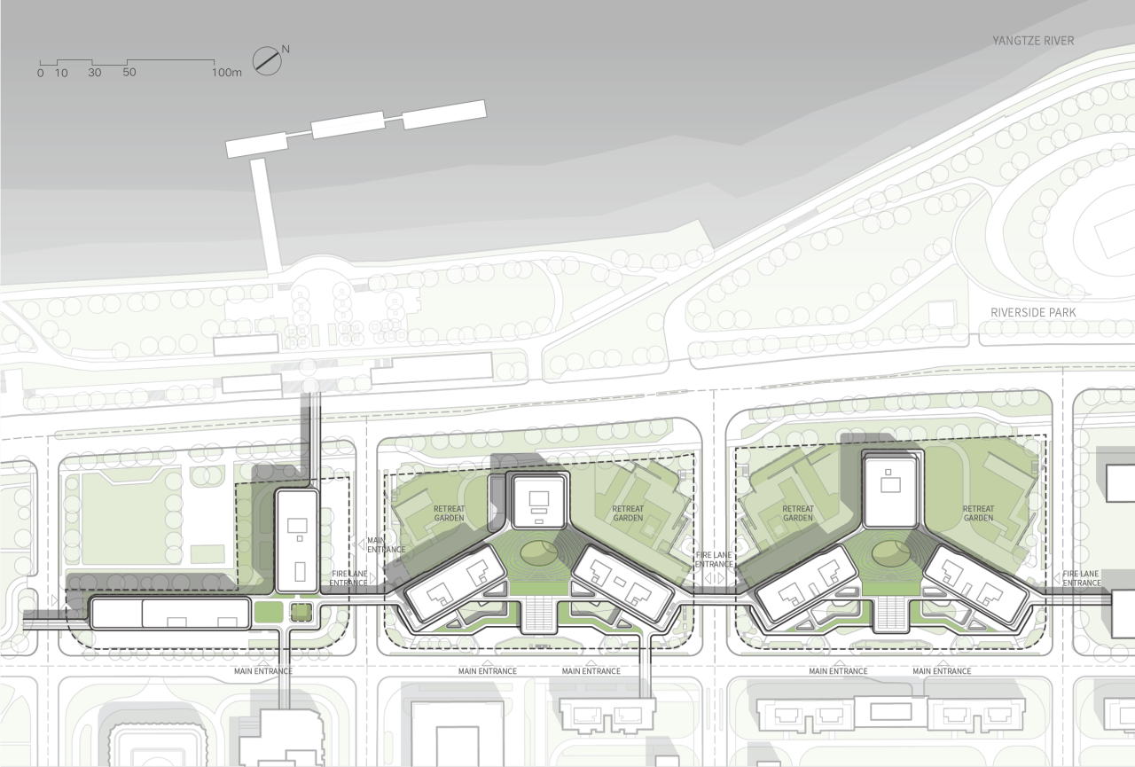 BIM建筑|武汉长江天际，line+朱培栋关于城市坐标的双重思考（下）