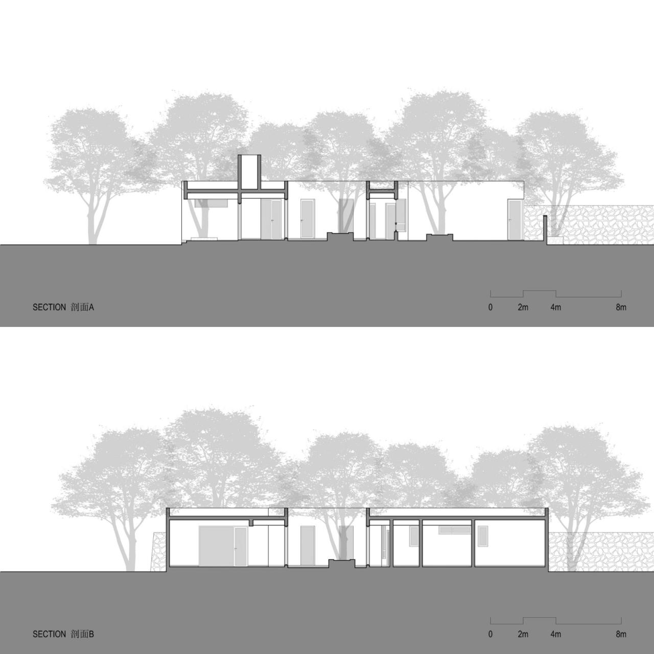 BIM建筑|龙眼树下的院子 / 在场建筑