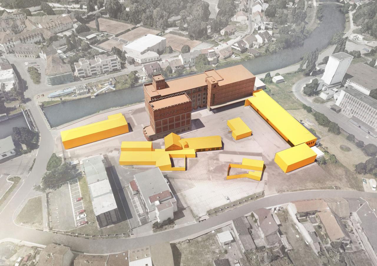 BIM建筑|帕尔杜比采 GAMPA、Sféra 建筑群与自动化工厂公共空间 / Šépka architekti