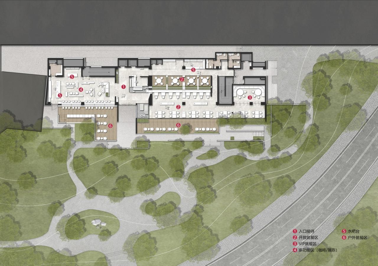 BIM建筑|南京鼓楼锦上 OCC 餐厅 / BUZZ 建筑事务所