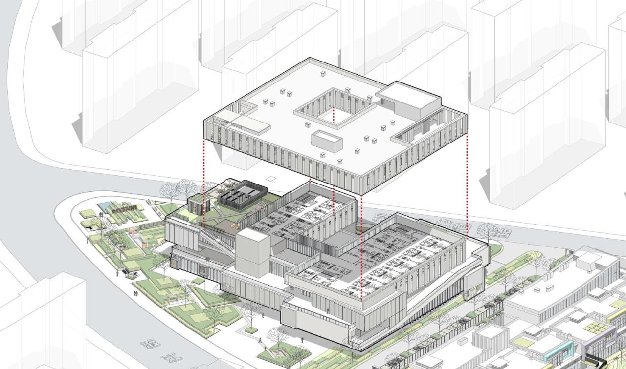 BIM建筑|靖江滨江新城长阳邻里中心 / 南大建筑钟华颖工作室