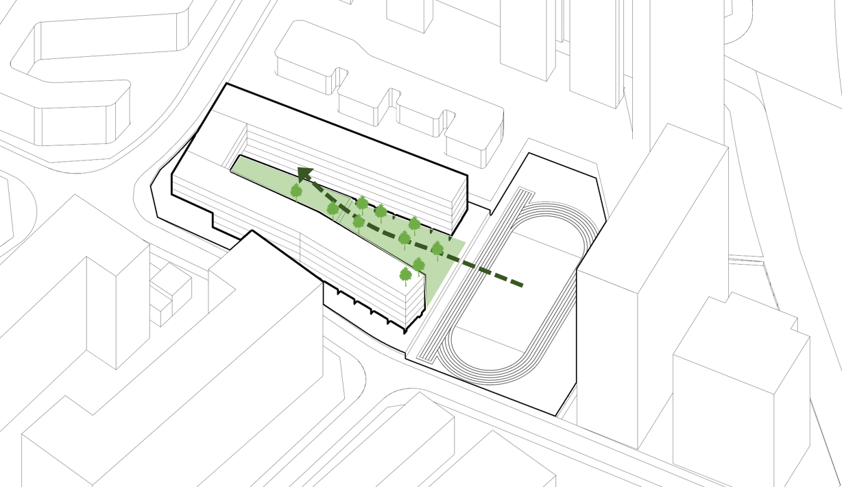 BIM建筑|深圳市龙华区清泉外国语学校初中部 / 一境建筑设计