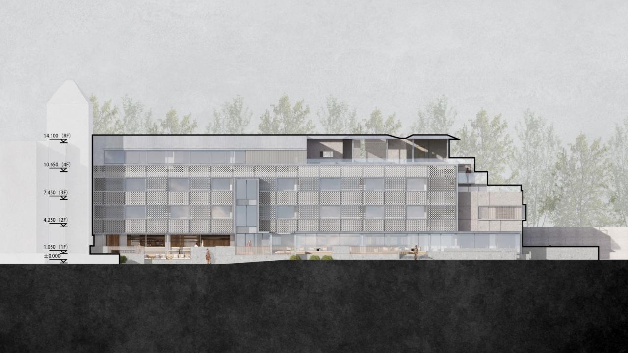 BIM建筑|南京鼓楼锦上 OCC 餐厅 / BUZZ 建筑事务所