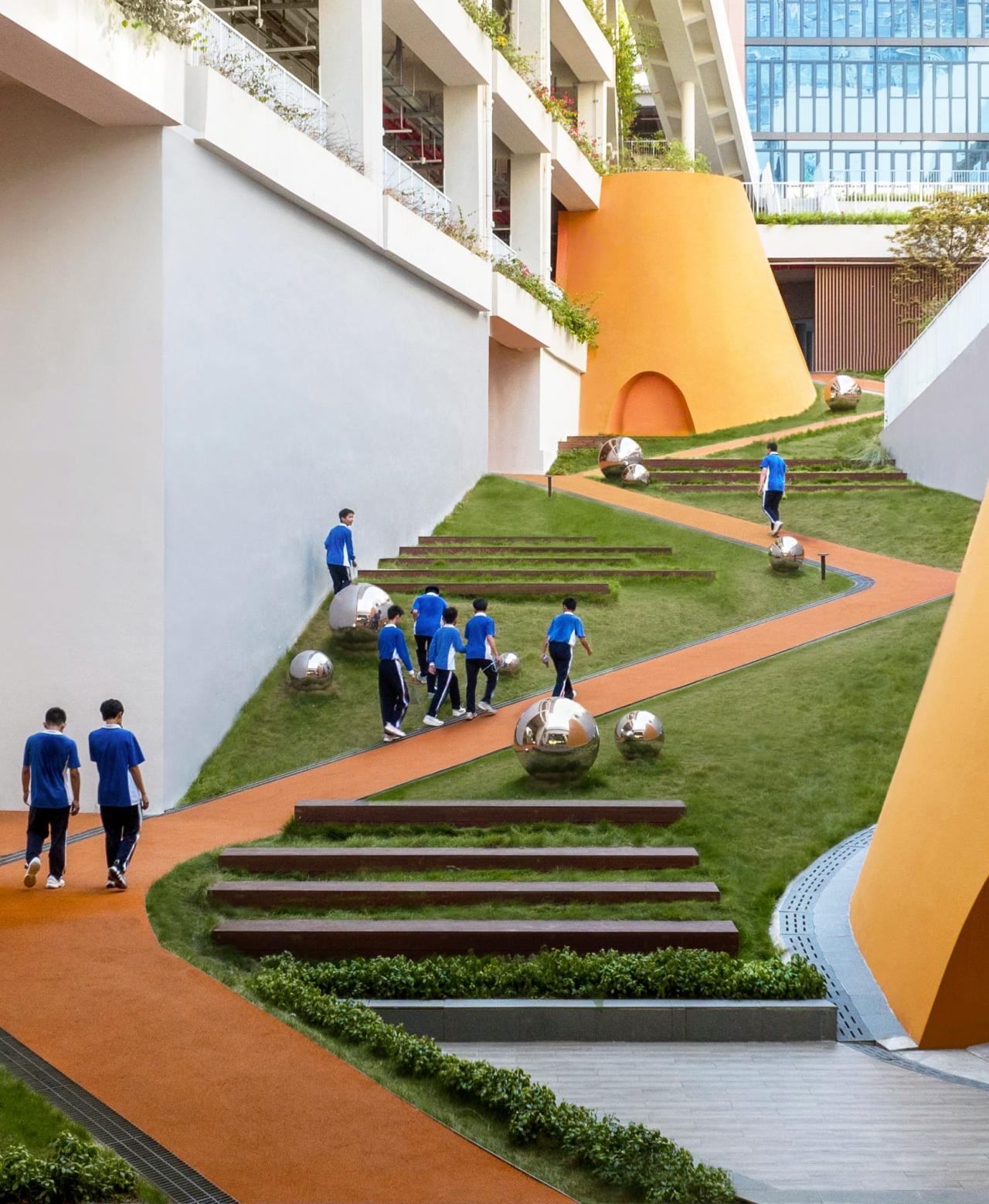 BIM建筑|深圳市龙华区清泉外国语学校初中部 / 一境建筑设计