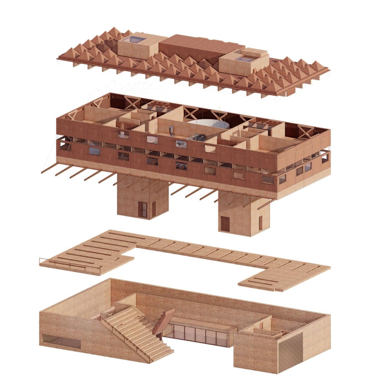BIM建筑|帕尔杜比采 GAMPA、Sféra 建筑群与自动化工厂公共空间 / Šépka architekti