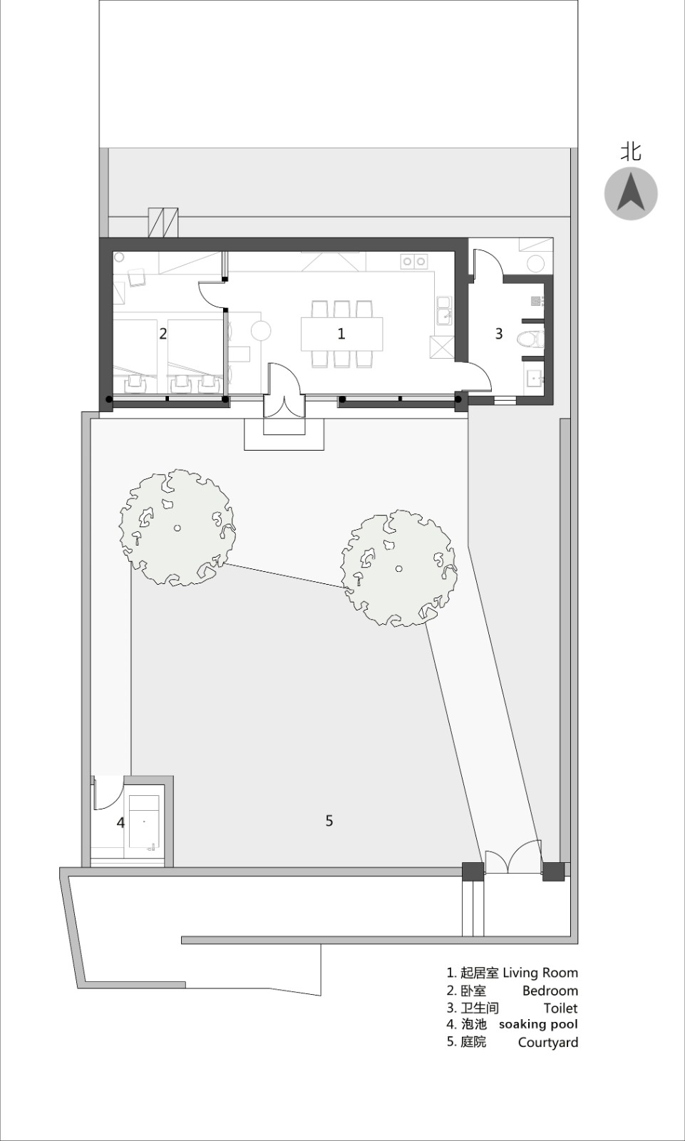 BIM建筑|后院·溜石港1号院改造 / GW空间设计