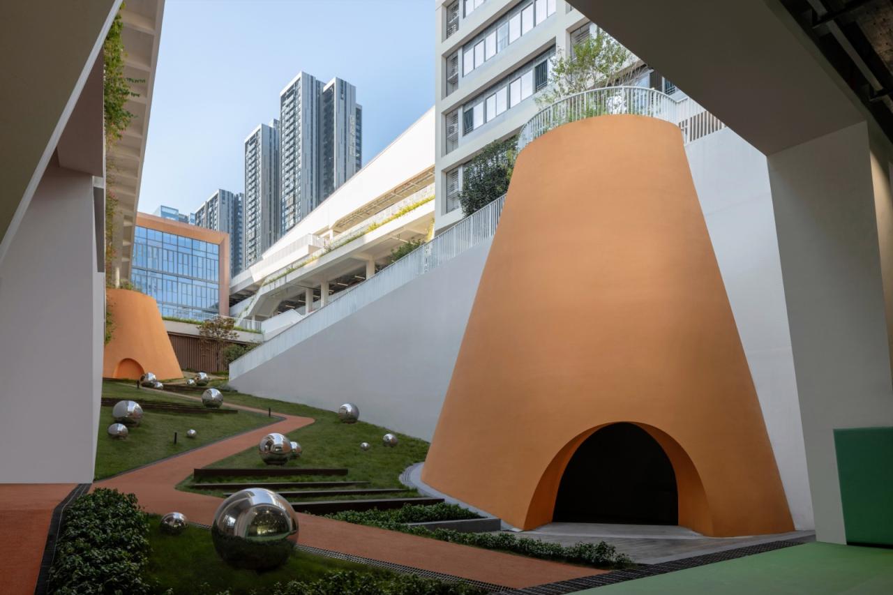 BIM建筑|深圳市龙华区清泉外国语学校初中部 / 一境建筑设计