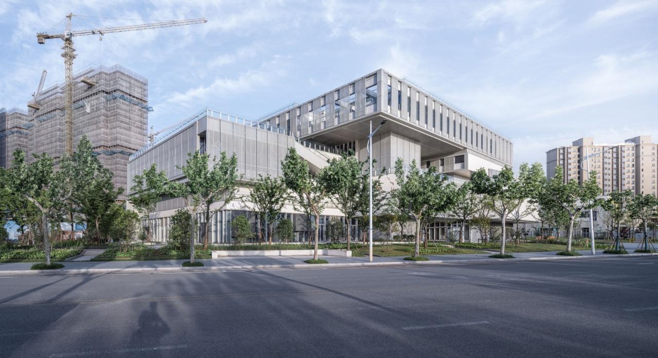 BIM建筑|靖江滨江新城长阳邻里中心 / 南大建筑钟华颖工作室