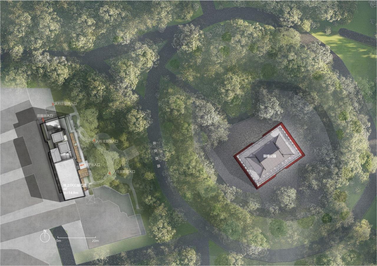 BIM建筑|南京鼓楼锦上 OCC 餐厅 / BUZZ 建筑事务所