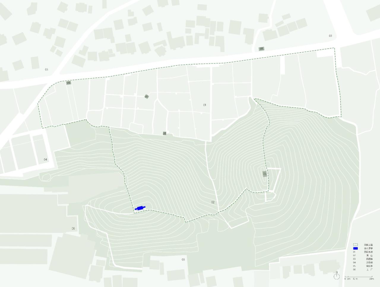 BIM建筑|长埭村艺术乡建系列-茶山浮亭 / 由牧建筑