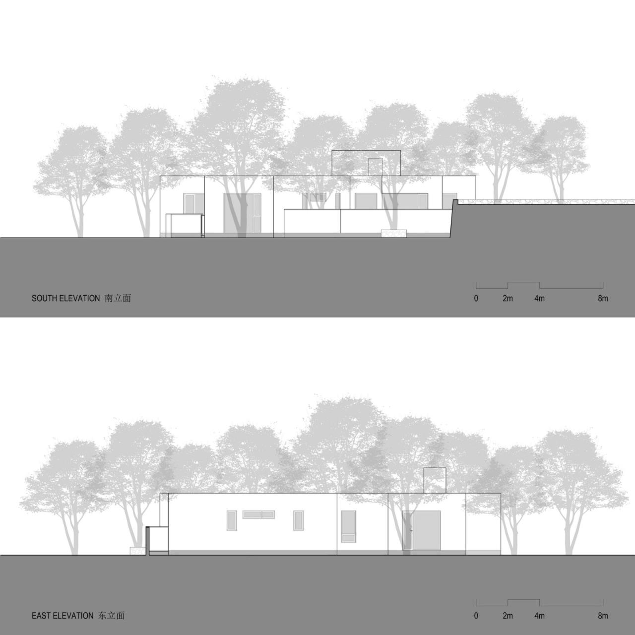 BIM建筑|龙眼树下的院子 / 在场建筑