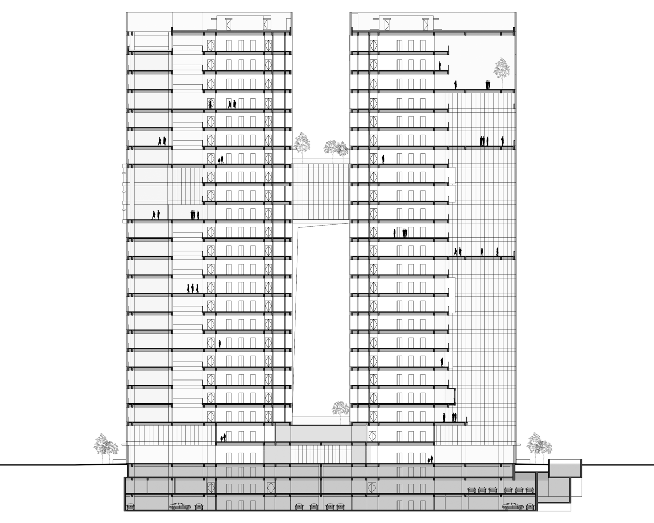 BIM建筑|台州远景中心 / gad作品