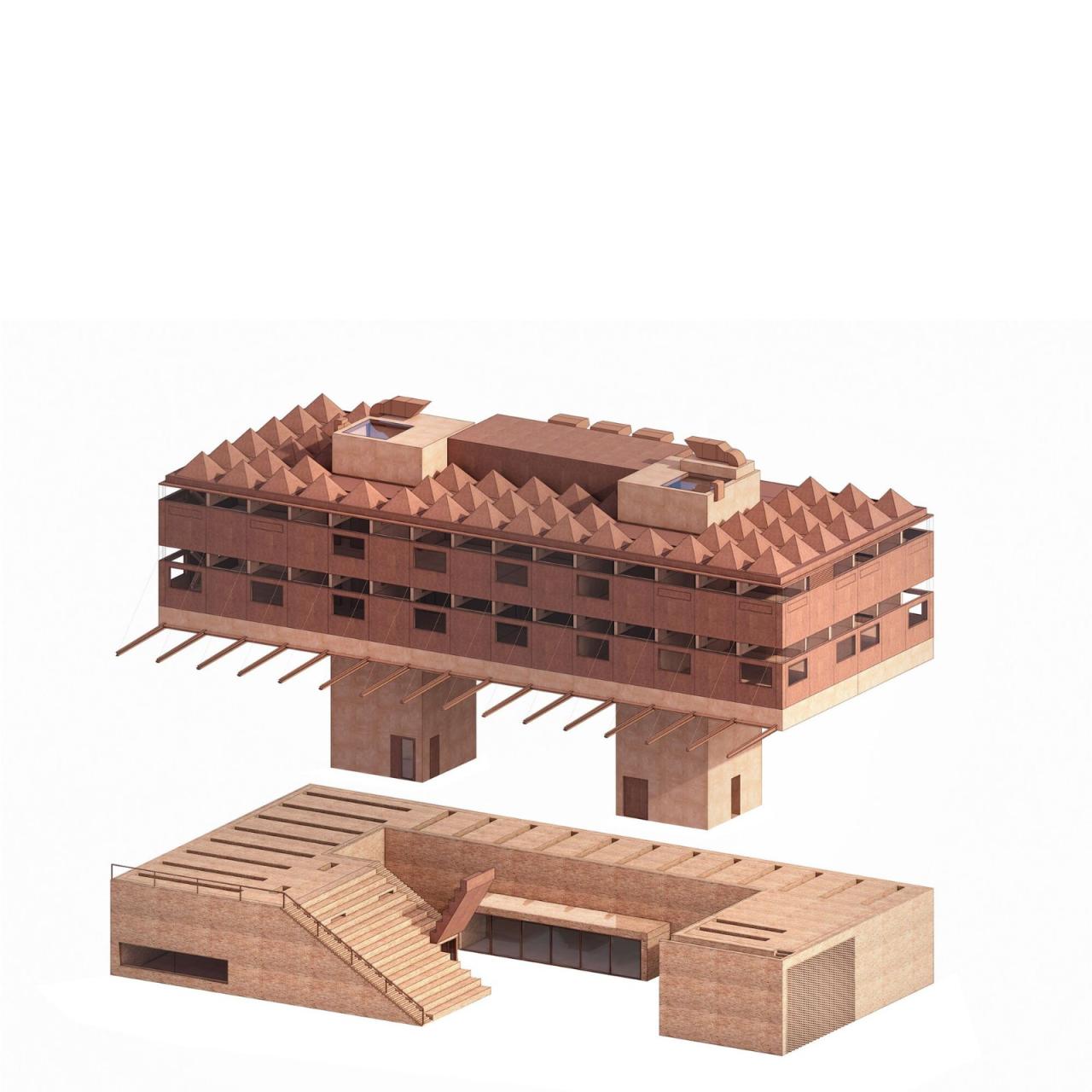 BIM建筑|帕尔杜比采 GAMPA、Sféra 建筑群与自动化工厂公共空间 / Šépka architekti