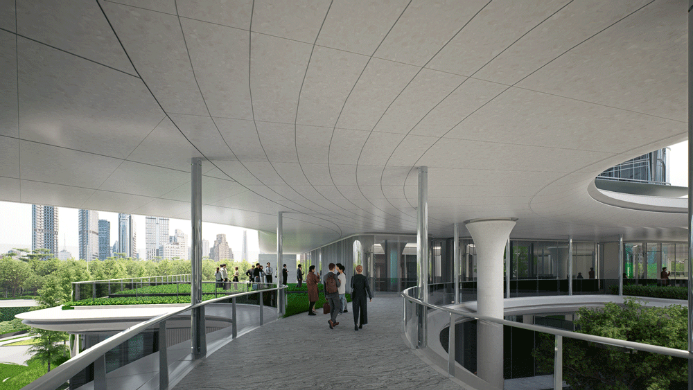 BIM建筑|武汉长江天际，line+朱培栋关于城市坐标的双重思考（下）