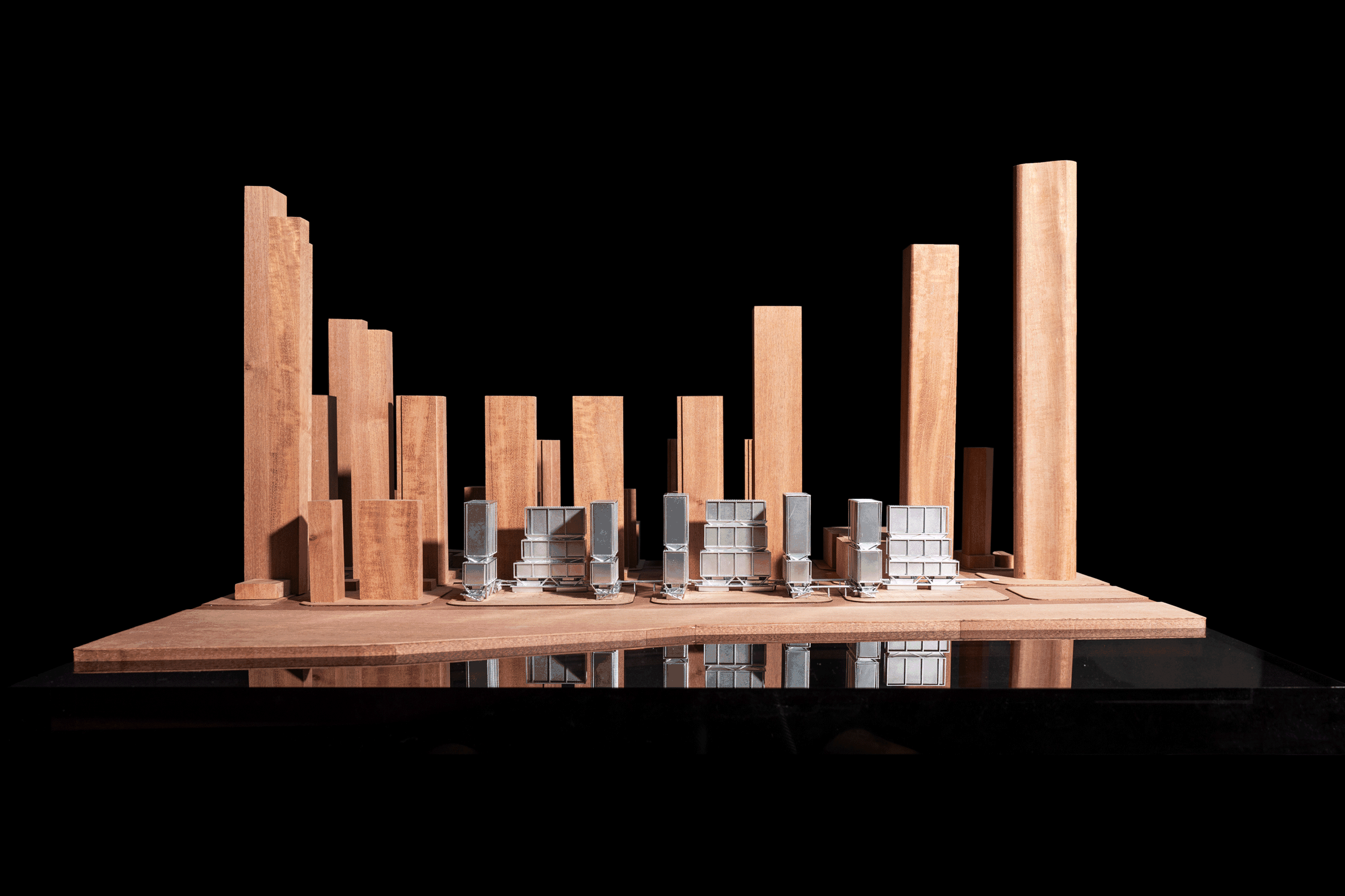 BIM建筑|武汉长江中心国际竞赛方案 / line+朱培栋关于城市坐标的双重思考