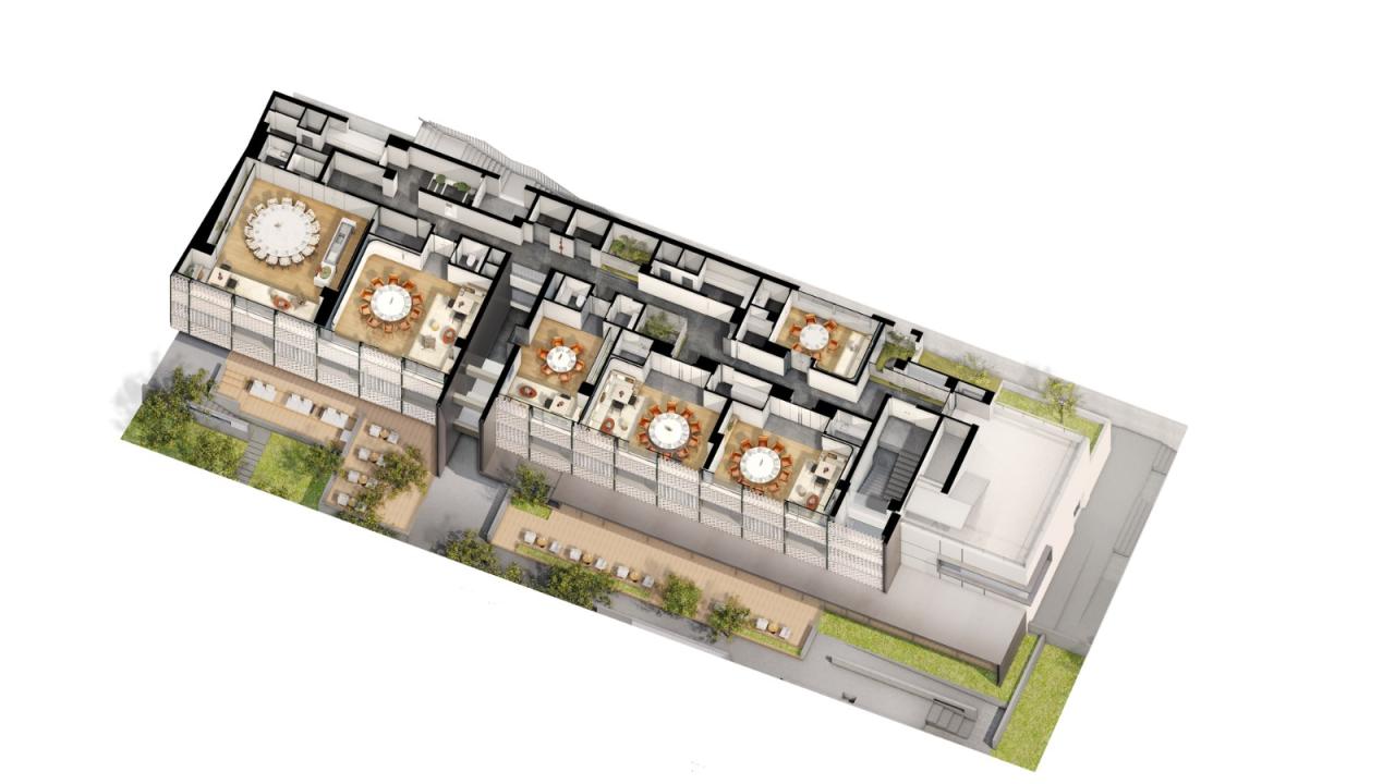 BIM建筑|南京鼓楼锦上 OCC 餐厅 / BUZZ 建筑事务所