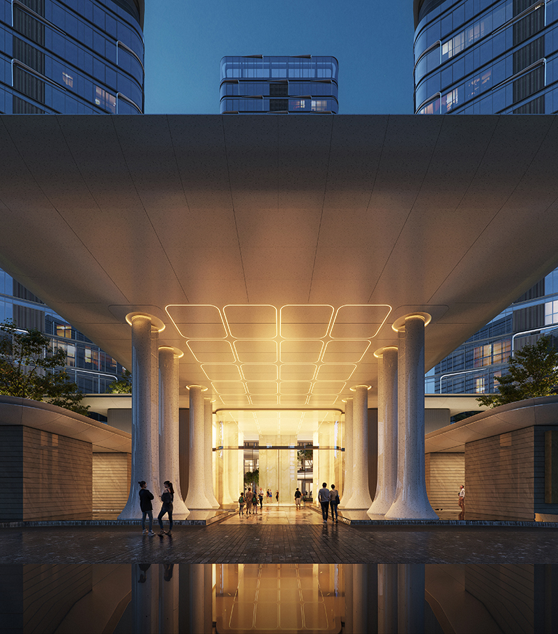 BIM建筑|武汉长江天际，line+朱培栋关于城市坐标的双重思考（下）