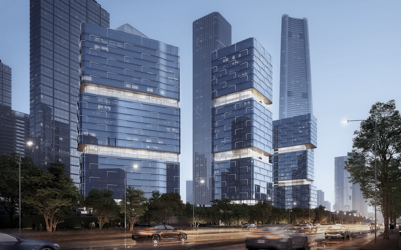 BIM建筑|武汉长江天际，line+朱培栋关于城市坐标的双重思考（下）