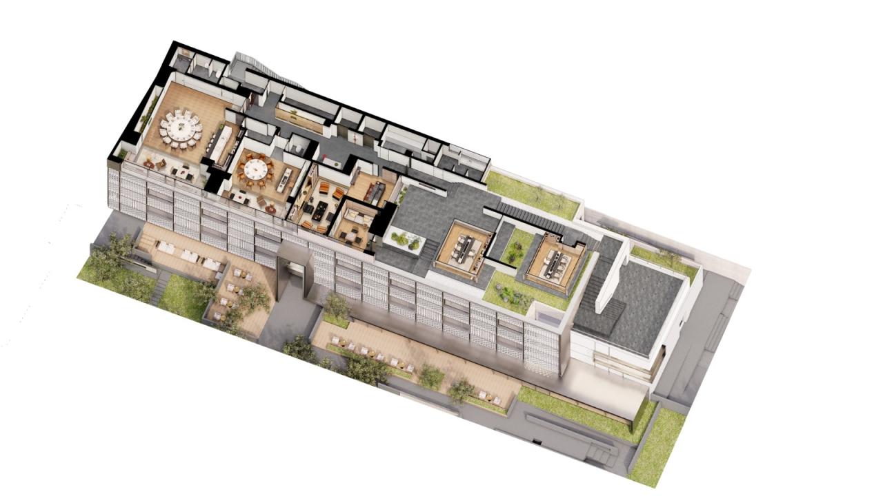 BIM建筑|南京鼓楼锦上 OCC 餐厅 / BUZZ 建筑事务所