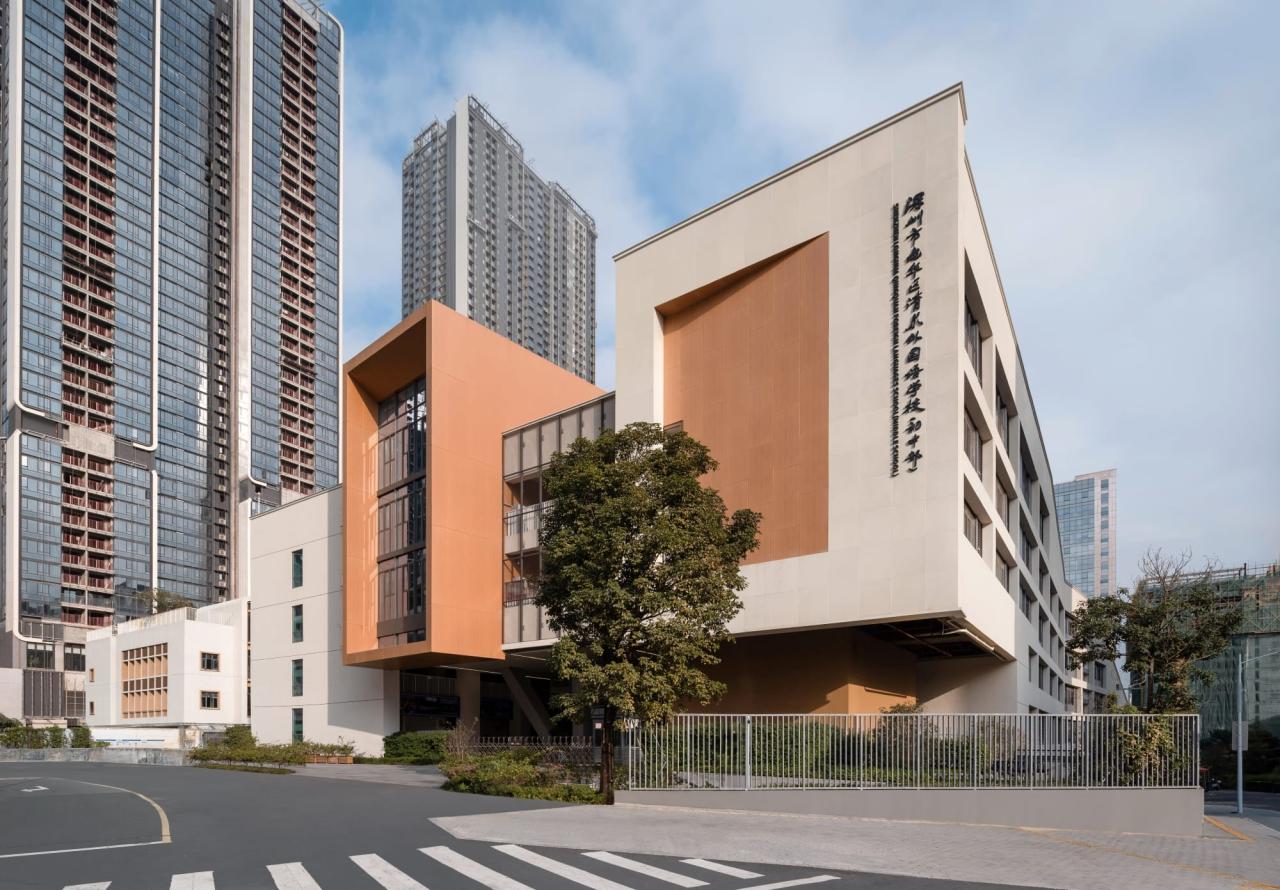 BIM建筑|深圳市龙华区清泉外国语学校初中部 / 一境建筑设计