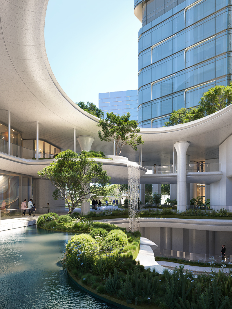 BIM建筑|武汉长江天际，line+朱培栋关于城市坐标的双重思考（下）