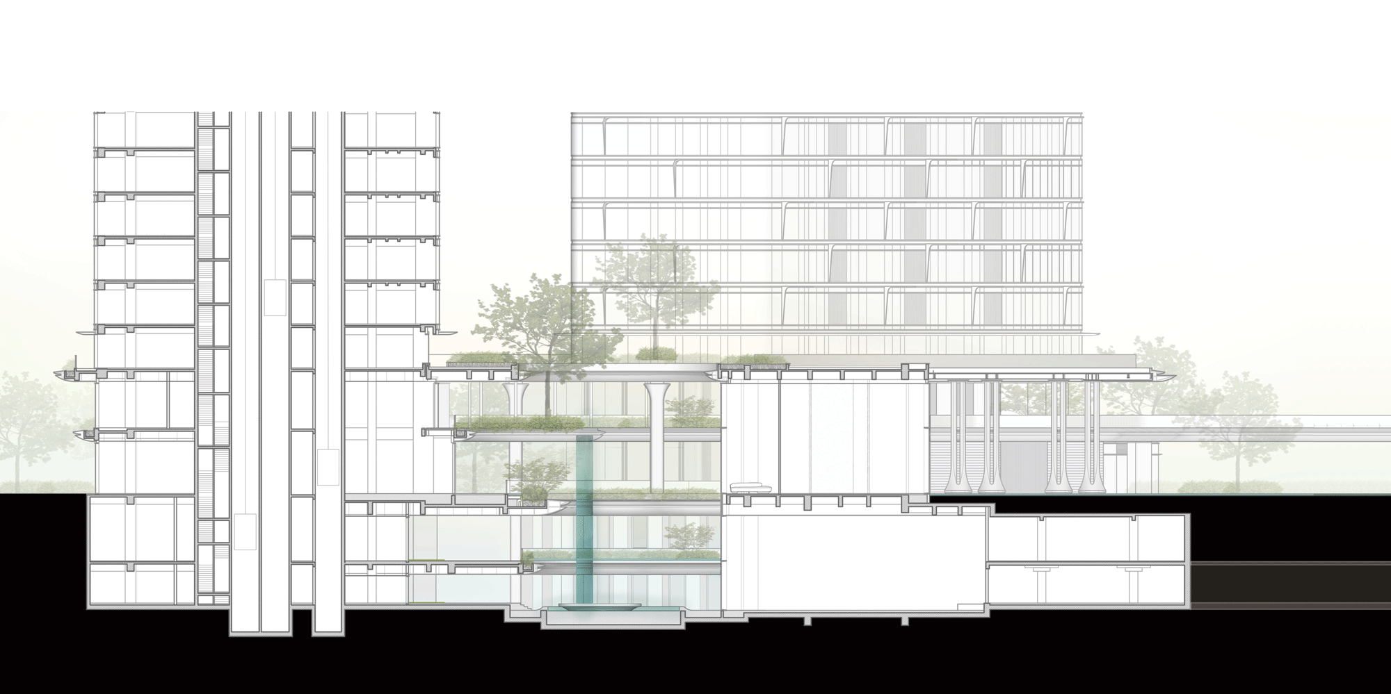 BIM建筑|武汉长江天际，line+朱培栋关于城市坐标的双重思考（下）