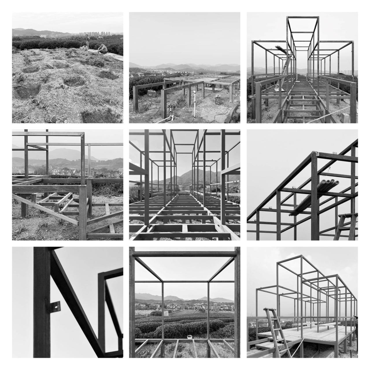 BIM建筑|长埭村艺术乡建系列-茶山浮亭 / 由牧建筑