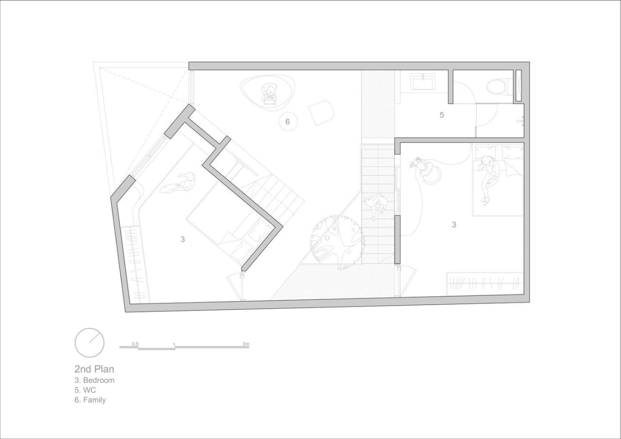 城市小巷夹缝中的山谷秘境承载亲情时光的别墅设计