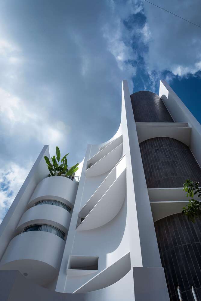 住宅 + 工作室设计风水难题下的曲线建筑智慧