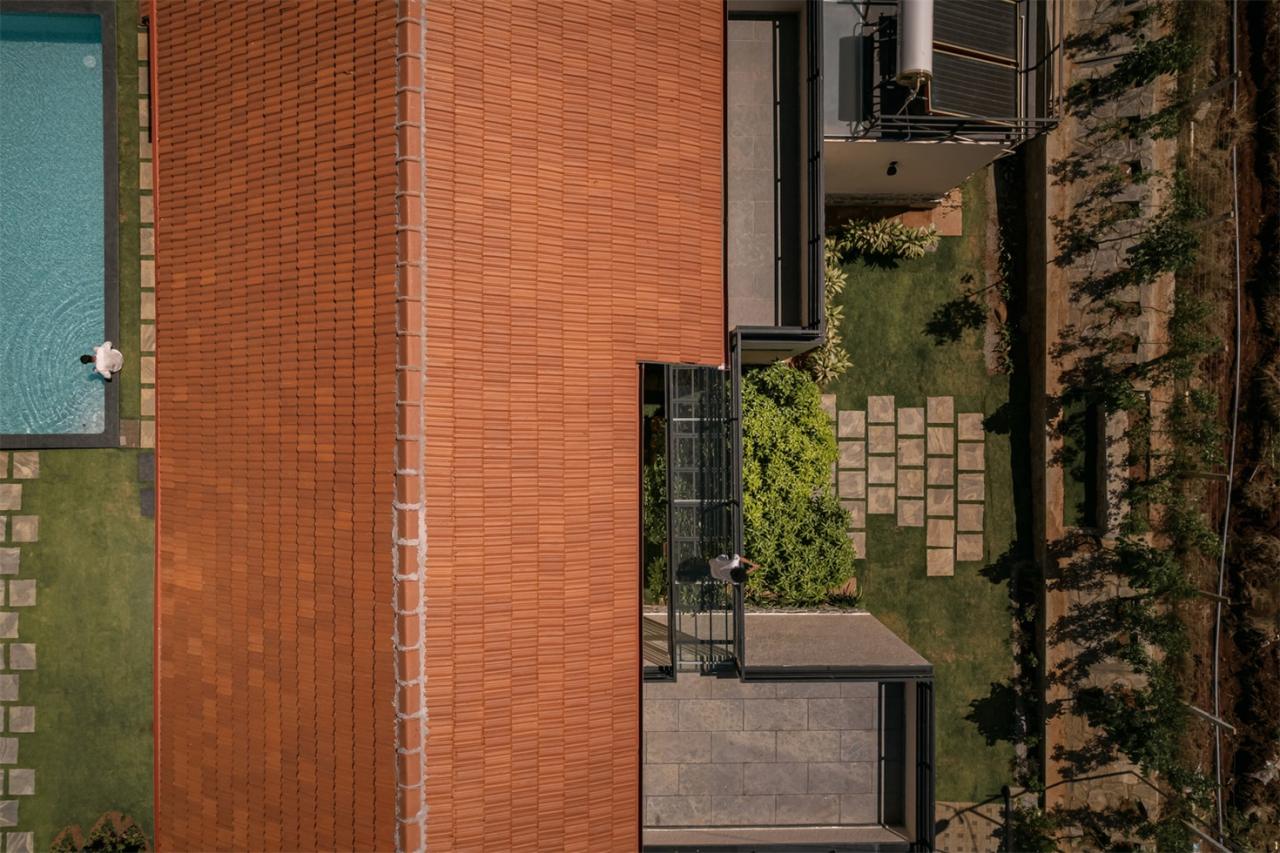 对环境气候材料研究响应与自然完美对话的别墅设计