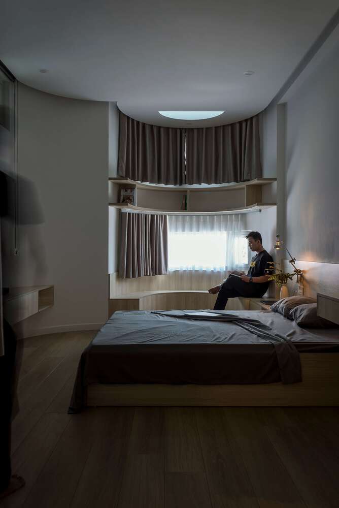 住宅 + 工作室设计风水难题下的曲线建筑智慧