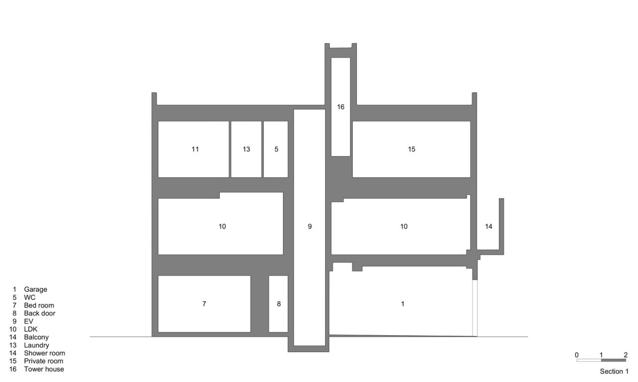 狭缝与开口间营造城市中静谧自然私密的住宅设计