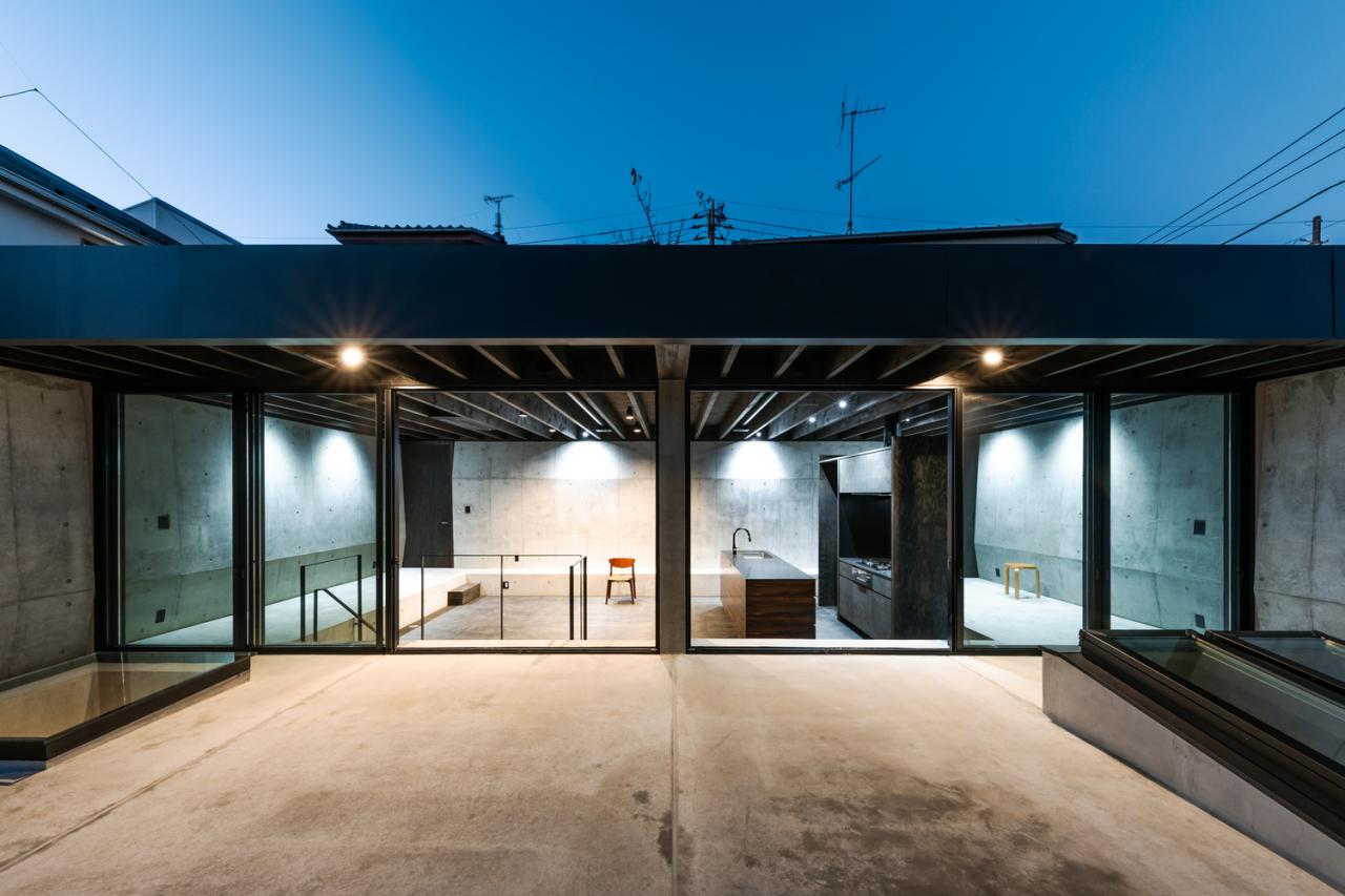 混凝土与木材交织的独特神秘体验静谧栖居的住宅设计