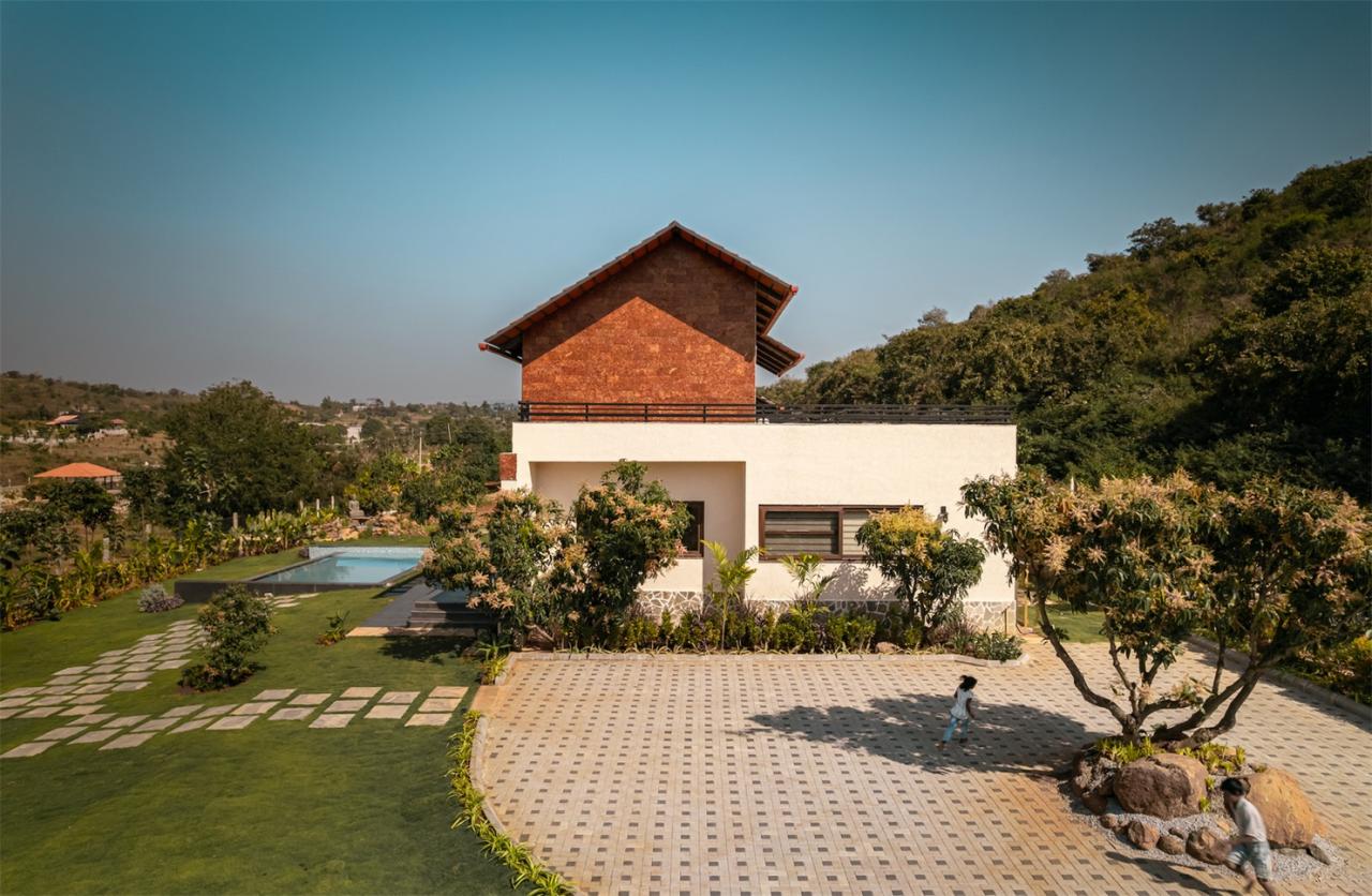 对环境气候材料研究响应与自然完美对话的别墅设计