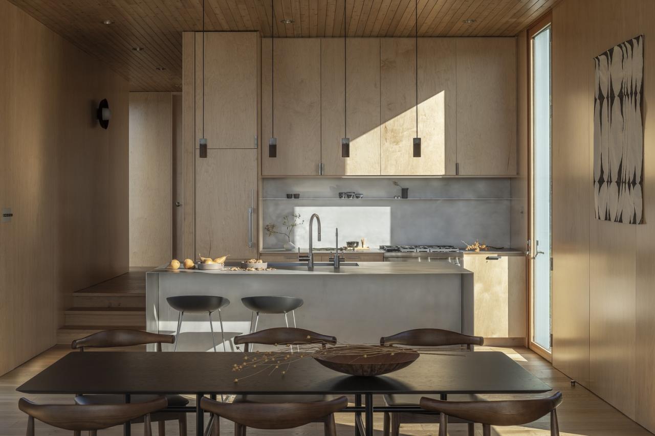 漂浮在草地上的冥想之屋禅意静修的度假屋设计