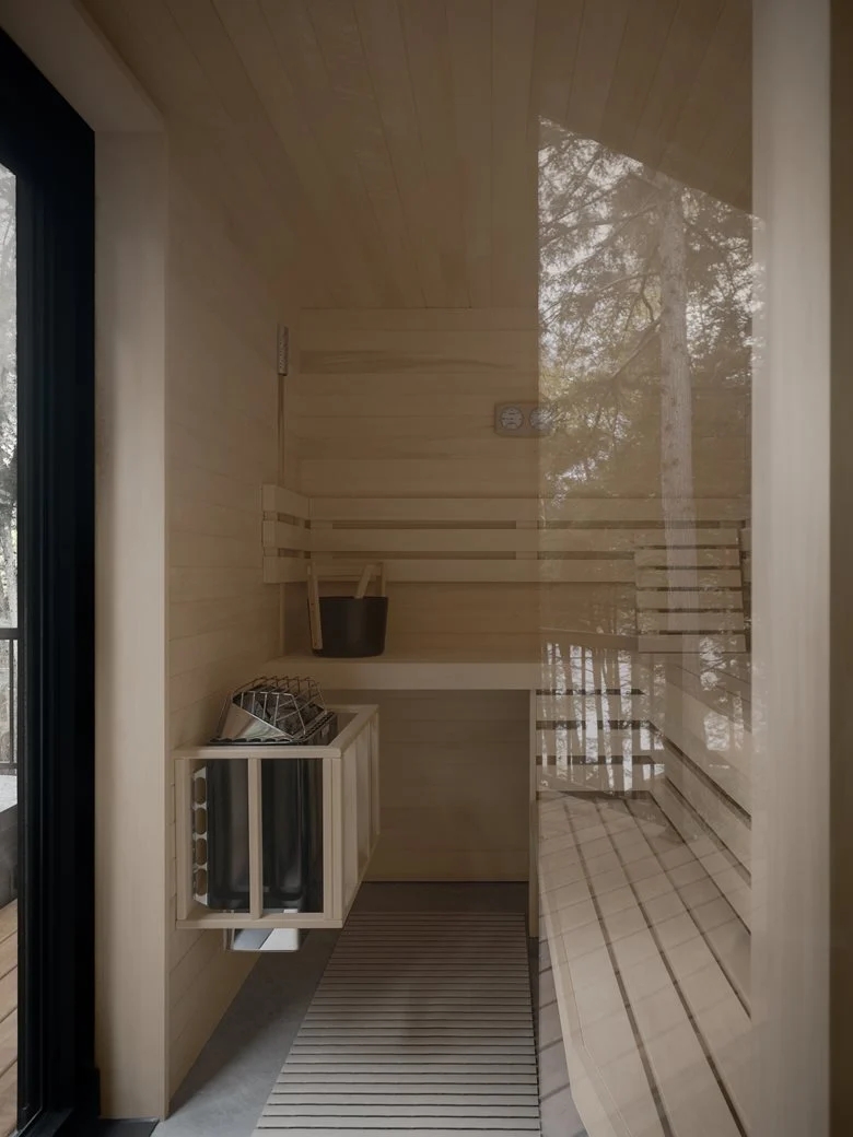 在树梢间谱建筑与自然的和谐乐章亲生物细节度假屋设计