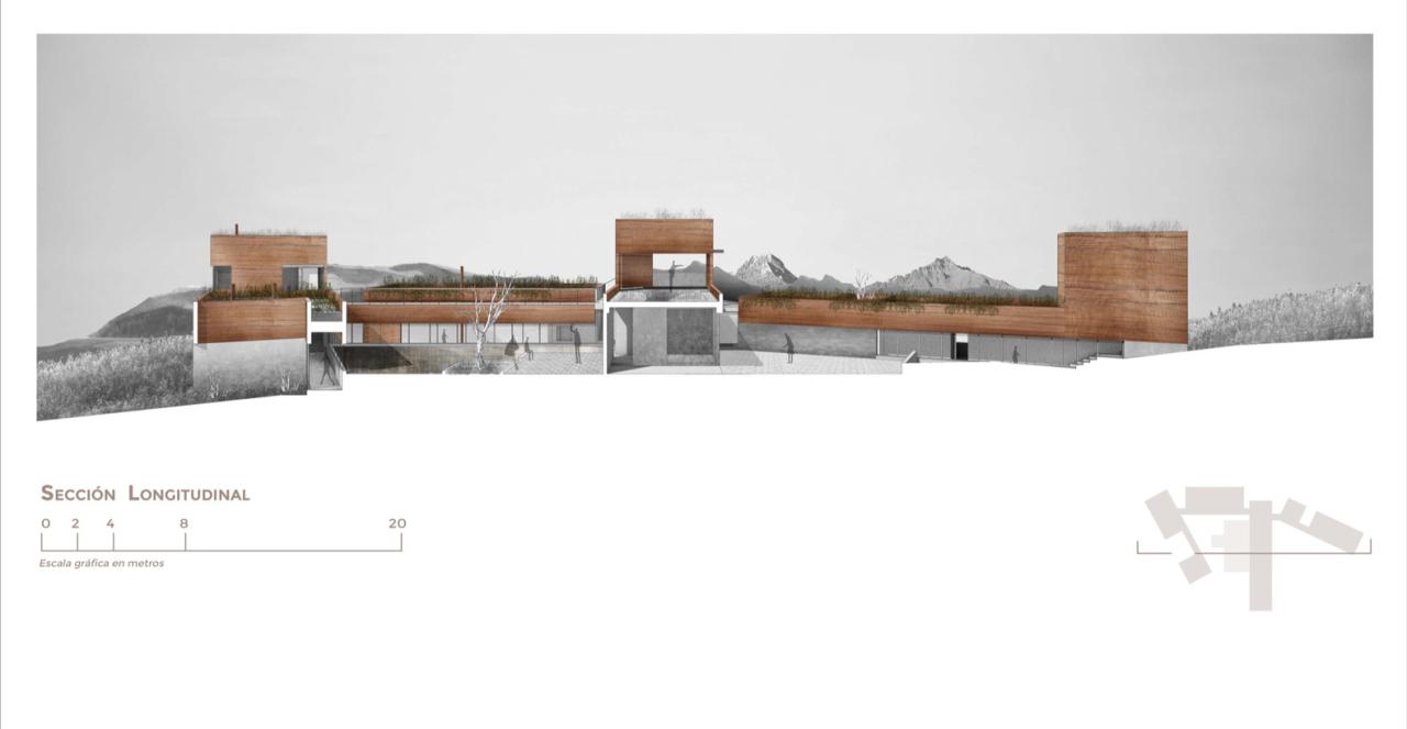 移动不同角度观察景观动态自然情感体验的别墅设计