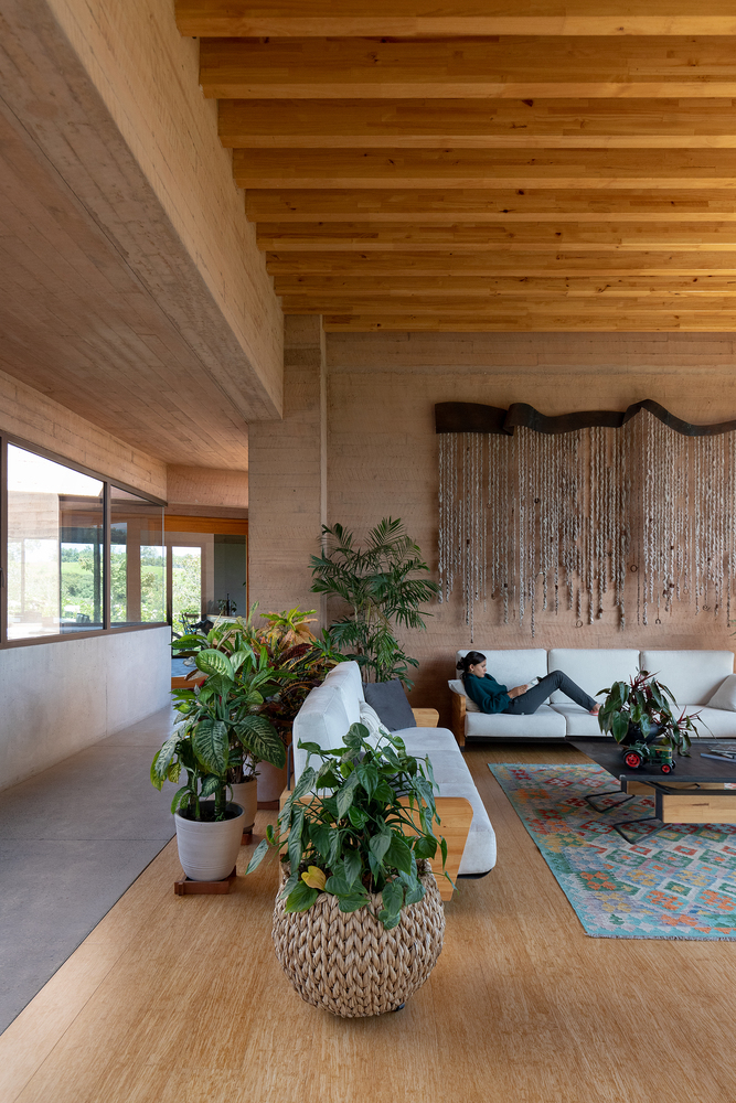 移动不同角度观察景观动态自然情感体验的别墅设计