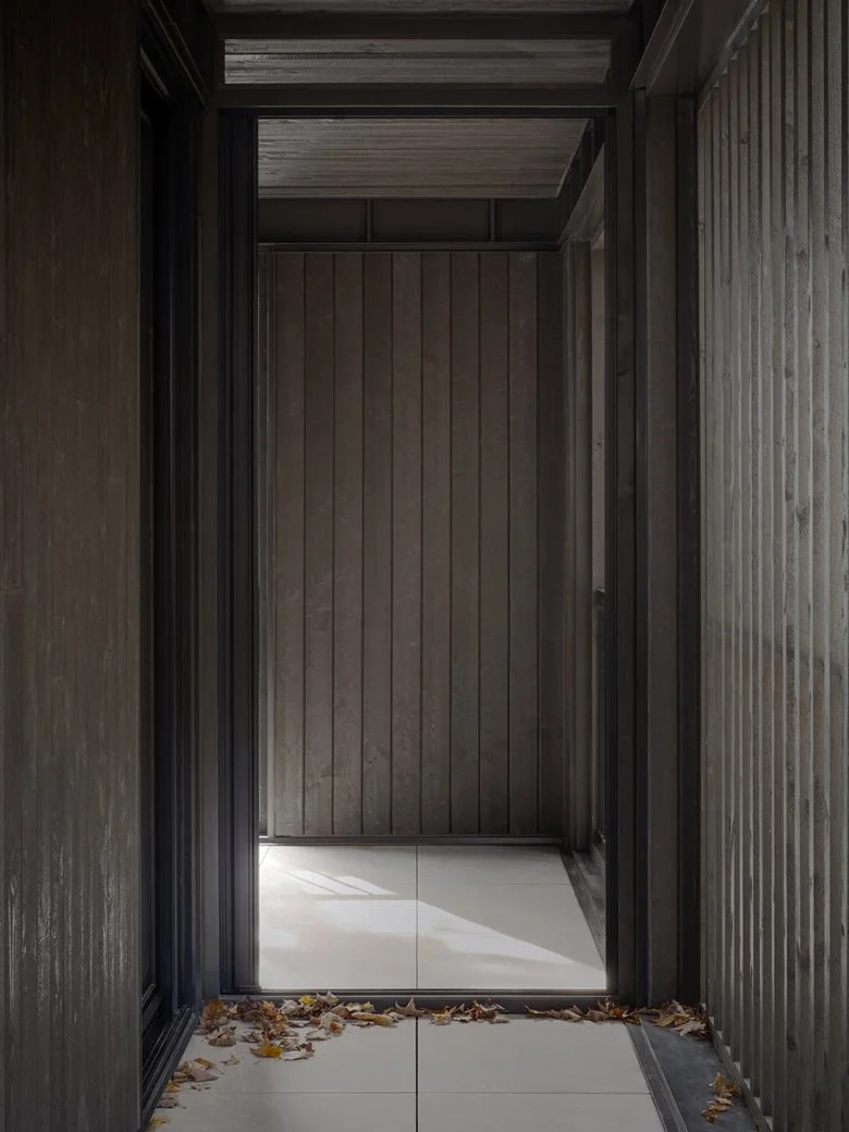 在树梢间谱建筑与自然的和谐乐章亲生物细节度假屋设计