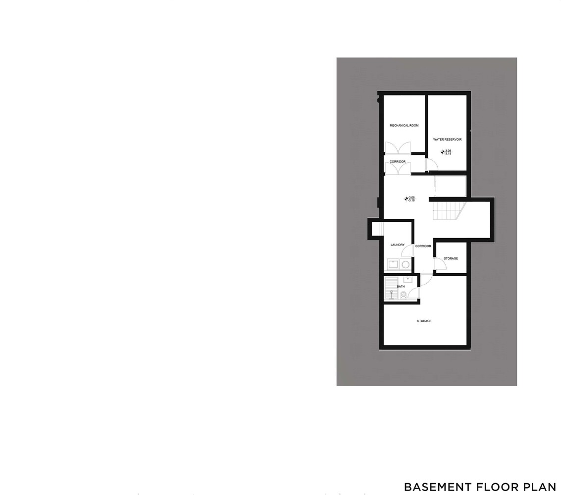 森林流经的房子混凝土和玻璃相结合度假别墅设计