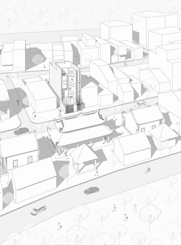 住宅 + 工作室设计风水难题下的曲线建筑智慧