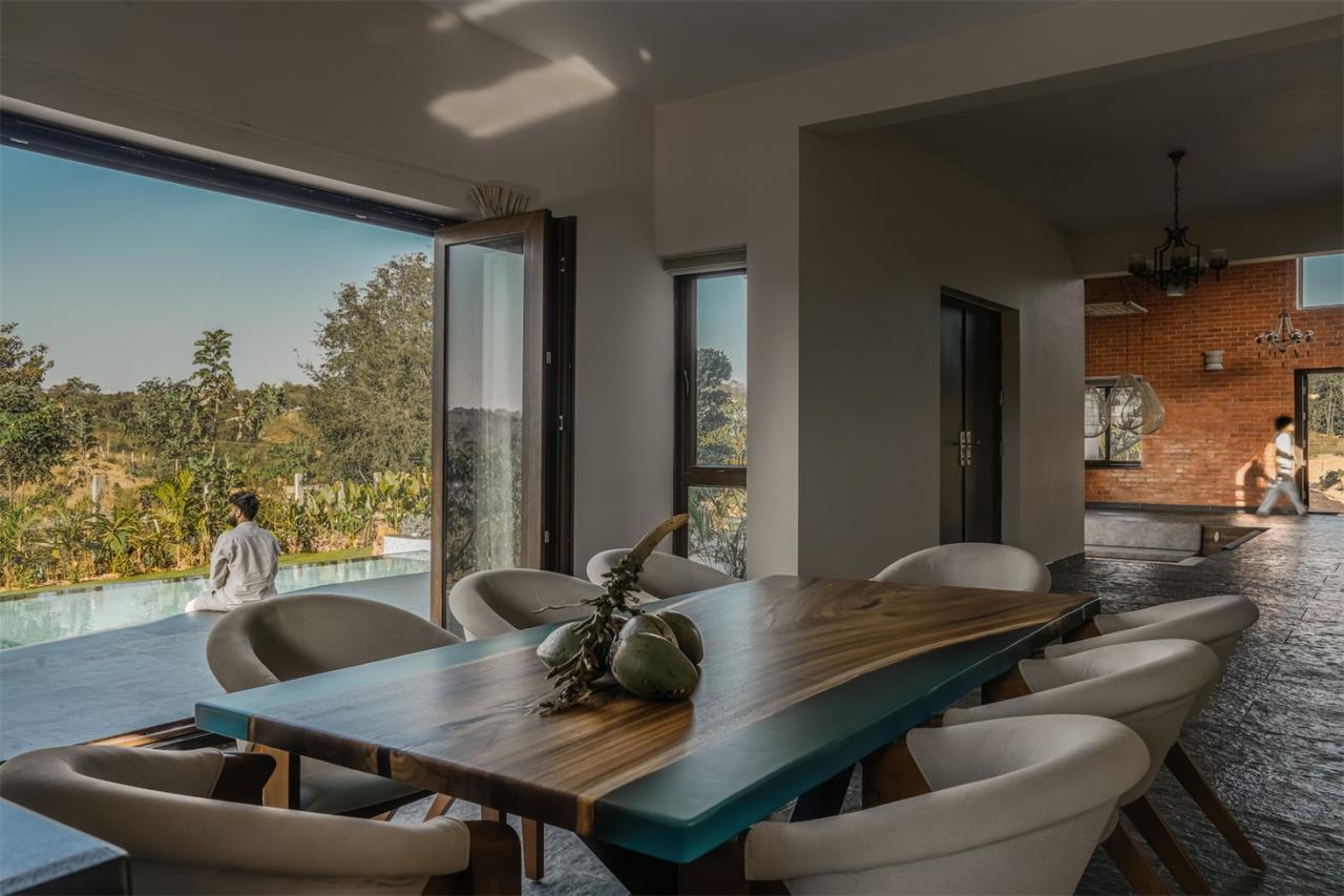 对环境气候材料研究响应与自然完美对话的别墅设计