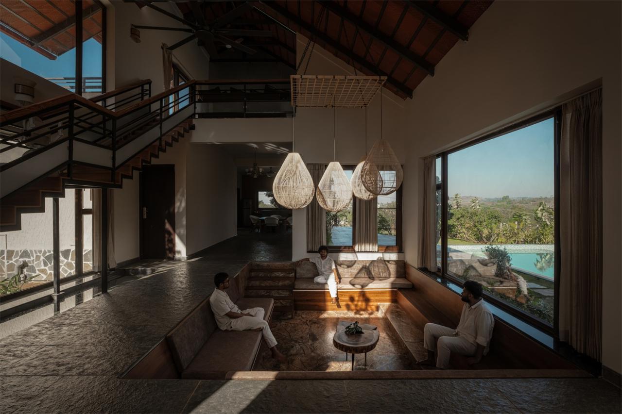 对环境气候材料研究响应与自然完美对话的别墅设计