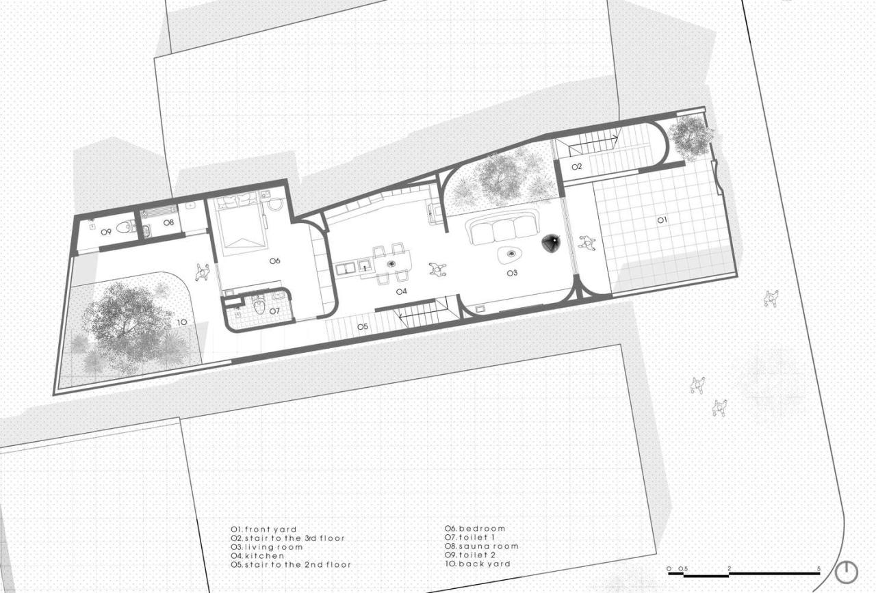 住宅 + 工作室设计风水难题下的曲线建筑智慧