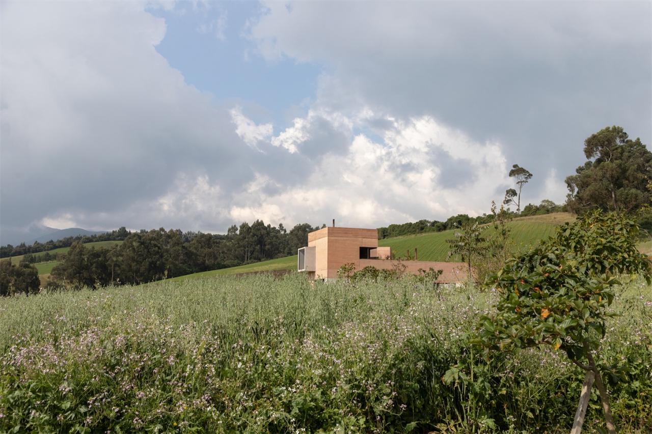 移动不同角度观察景观动态自然情感体验的别墅设计