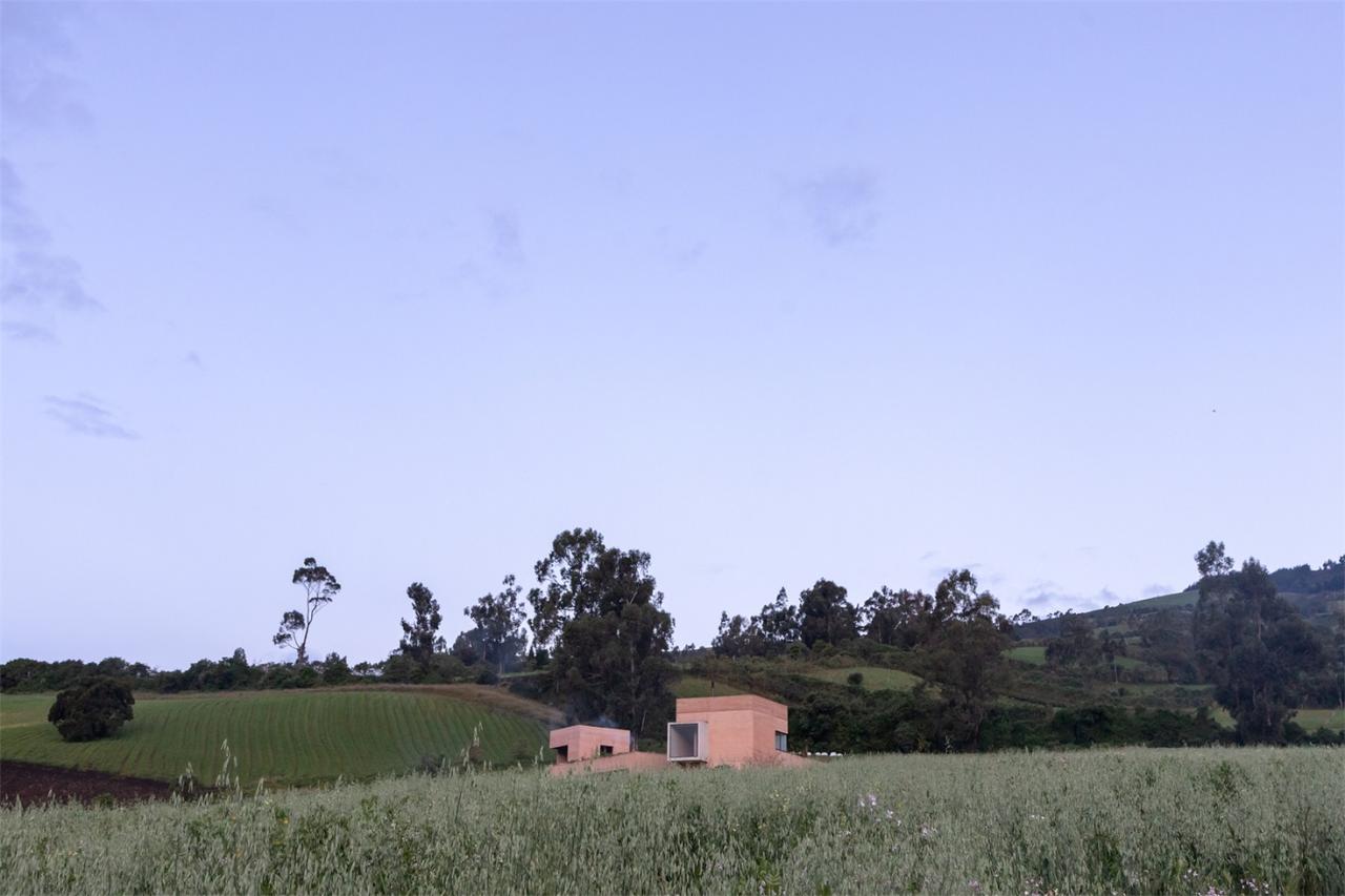 移动不同角度观察景观动态自然情感体验的别墅设计